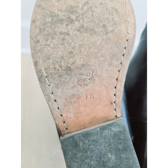 Seychelles Black Leather Western Rodeo Cowboy Cowgirl Mid Calf Boots Shoes 7.5 - Picture 14 of 14